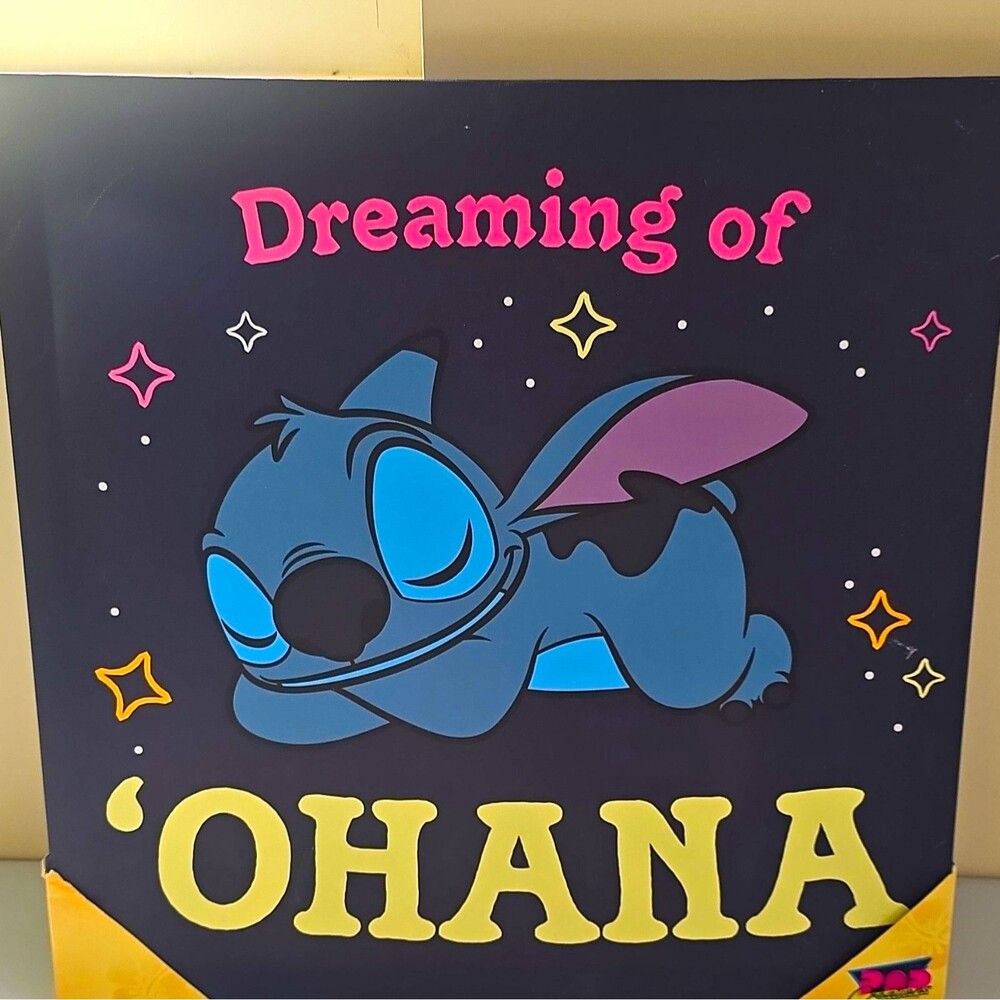 Disney Lilo & Stitch "Dreaming of OHANA" Canvas Wall Art Print